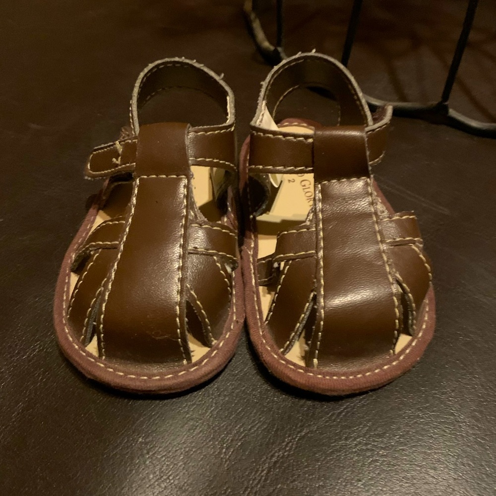🌈BOGO 50% off🌈 Adorable Infant Sandals by Faded Glory, Size 2, Never Worn